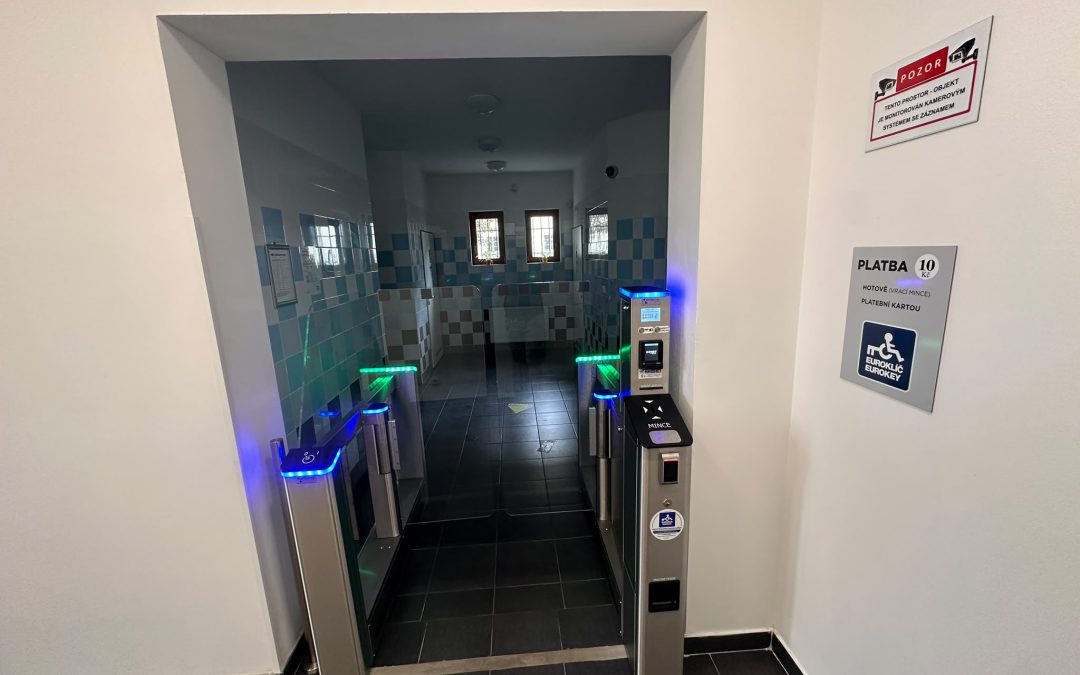 Modernizovaná veřejná WC na tržnici
